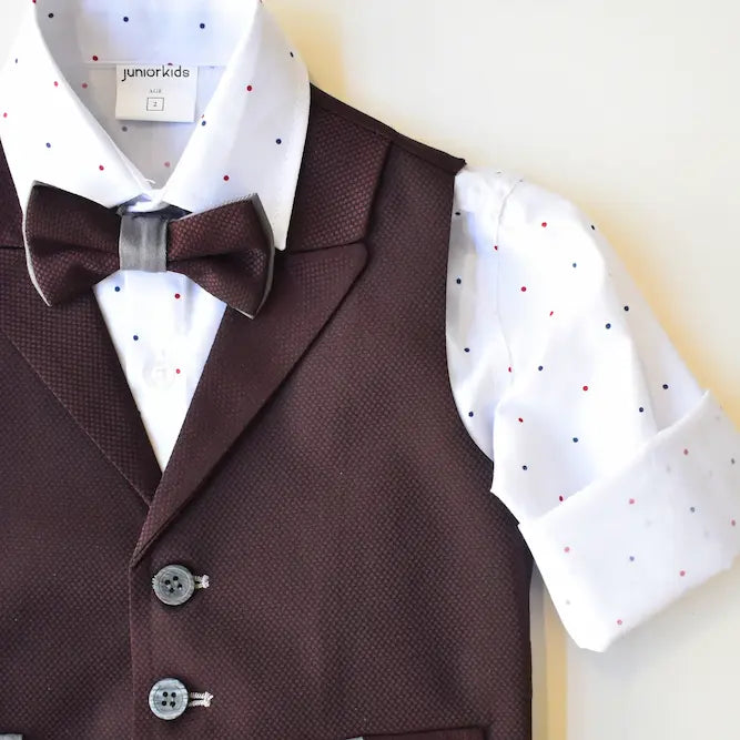 Dapper David Formal Vest Set-2