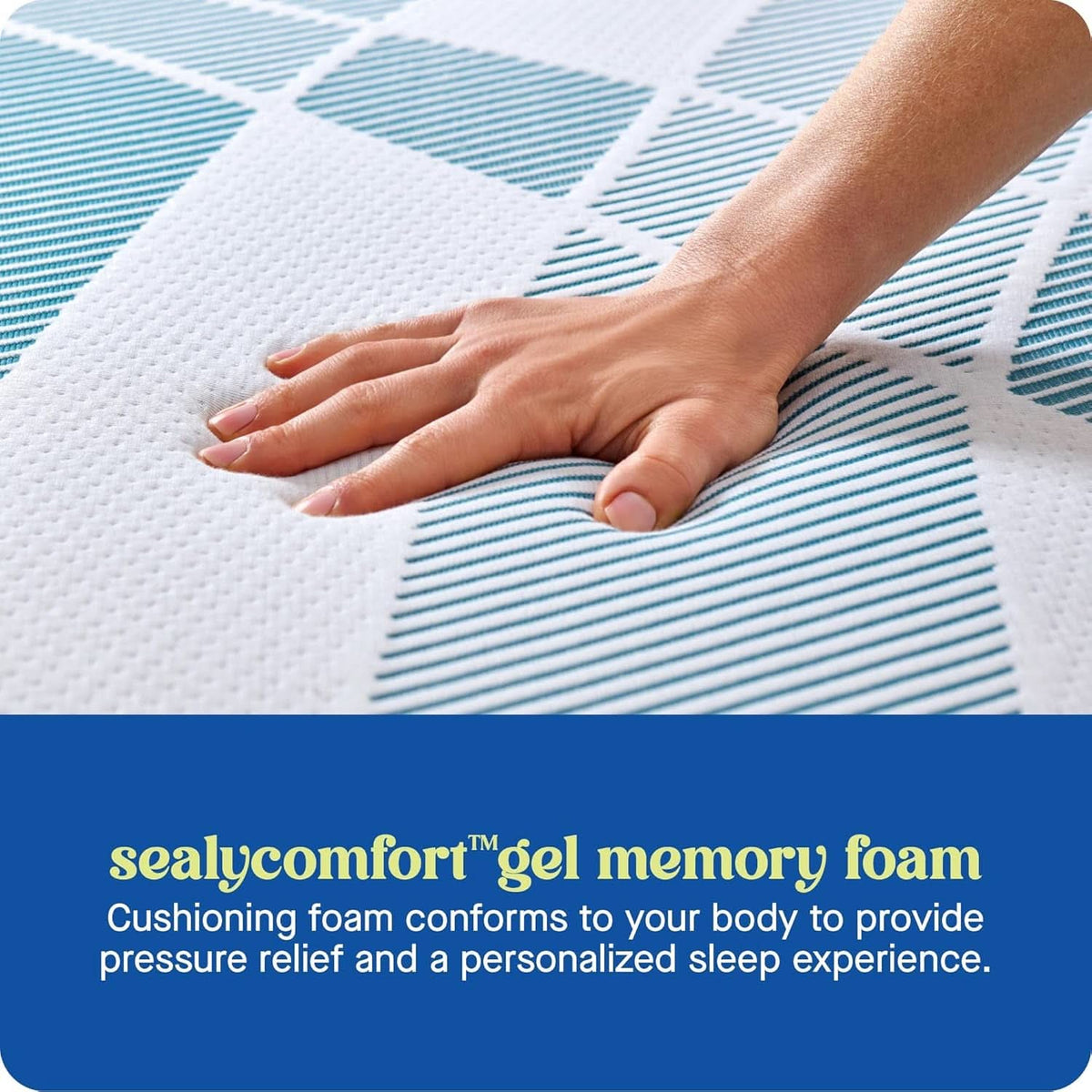 Comfortable Hybrid King Mattress with Gel Memory Foam-3