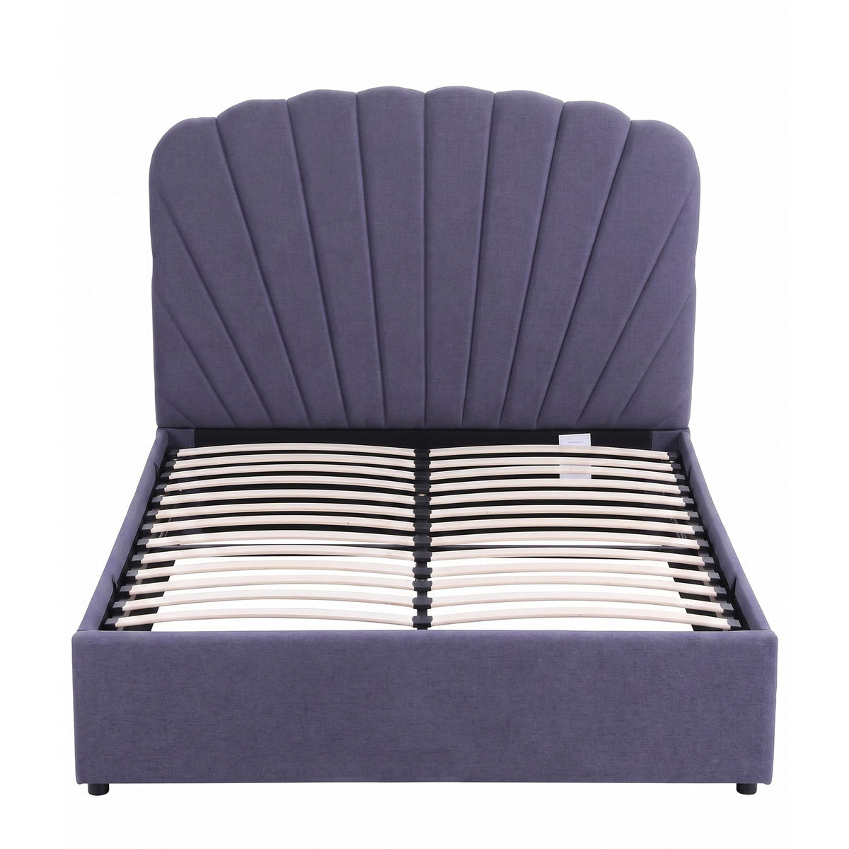 Artiss Double Bed Frame with Lift Up Storage and USB Ports Grey-2