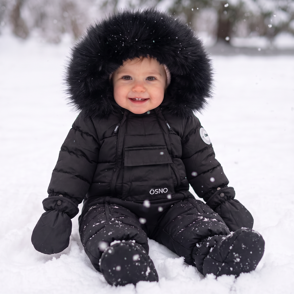 Baby Rafa One Piece Baby Snowsuit-0