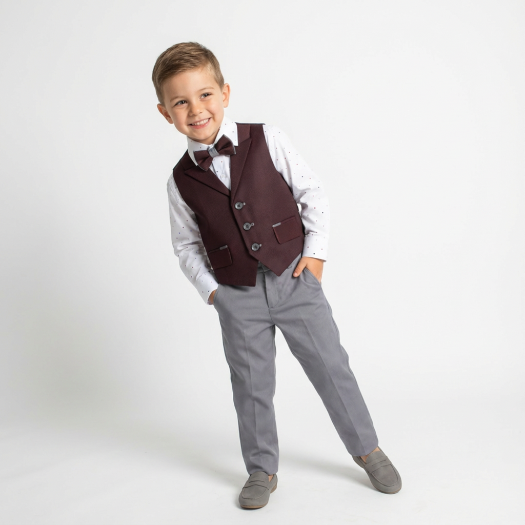 Dapper David Formal Vest Set-0