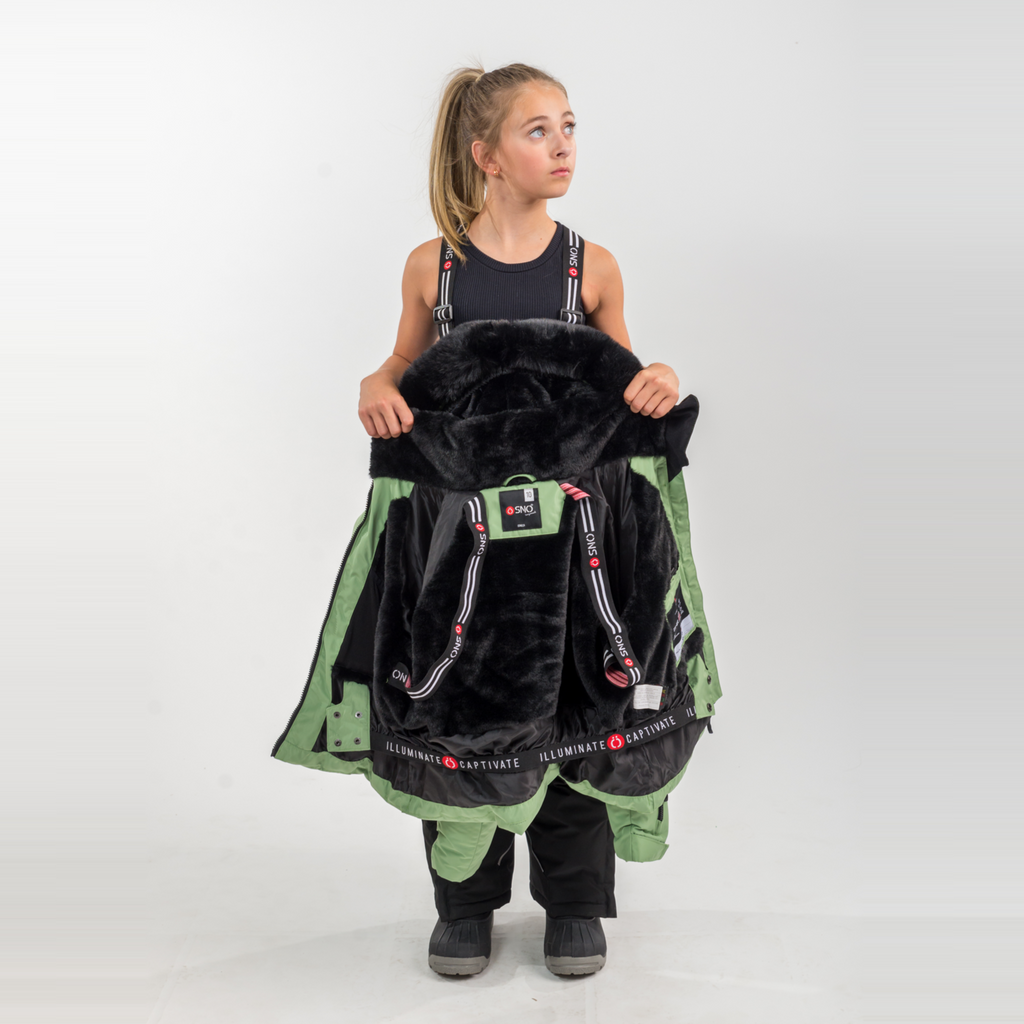FINAL SALE - Nikki’s Cropped Ski Jacket & Pants Snowsuit-3