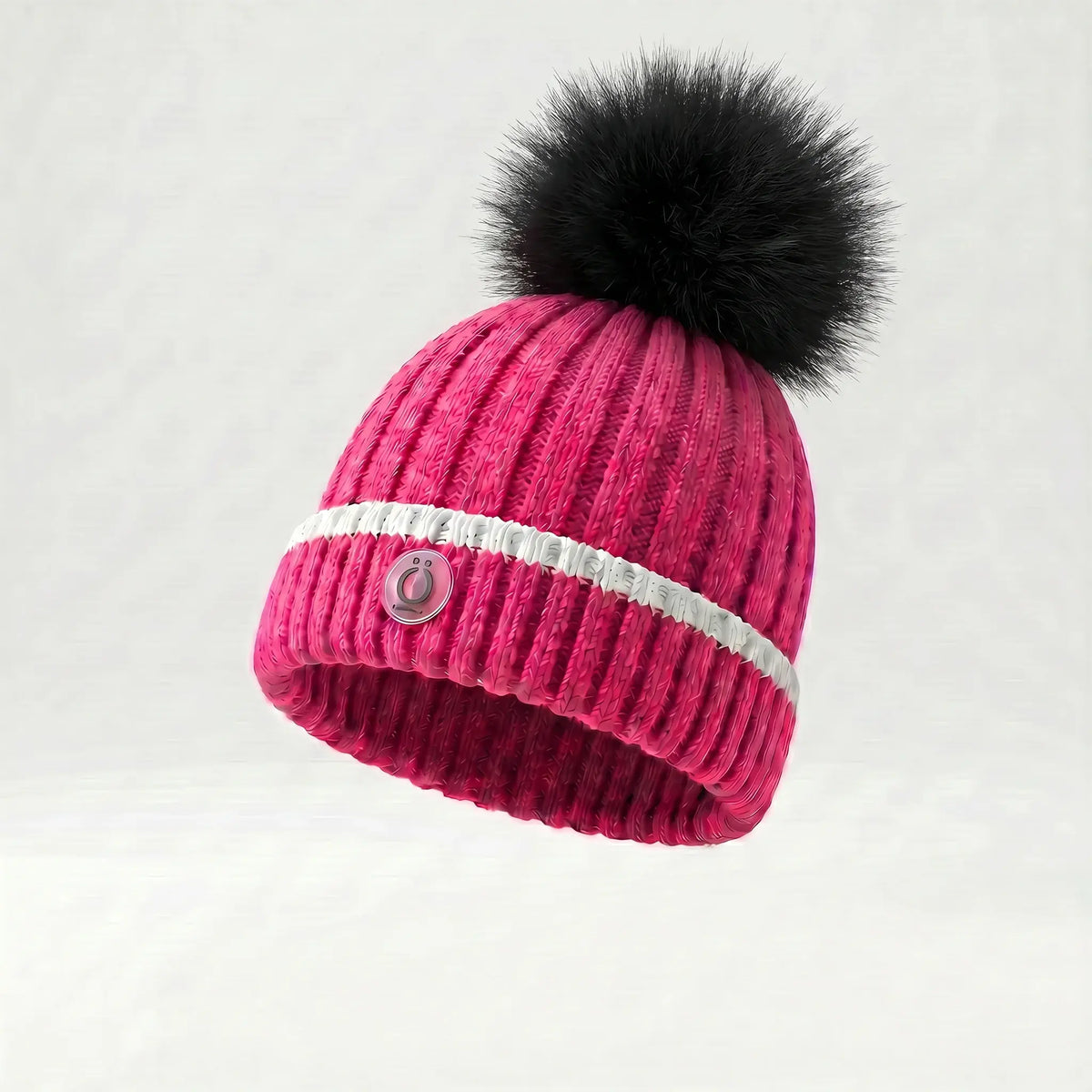 Fushia Stripe Tuque-3