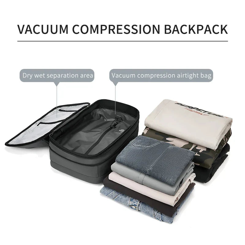 Expandable Laptop Backpack Grey-4