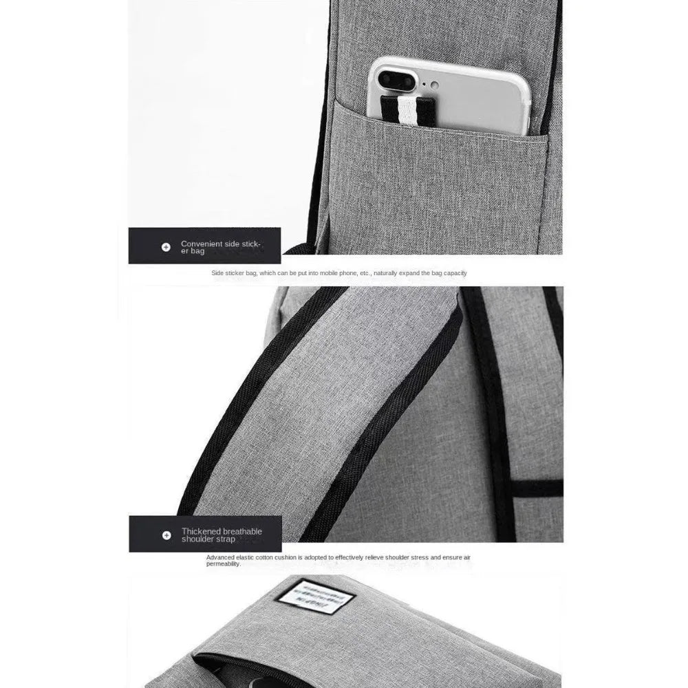Versatile Laptop Backpack Grey-2