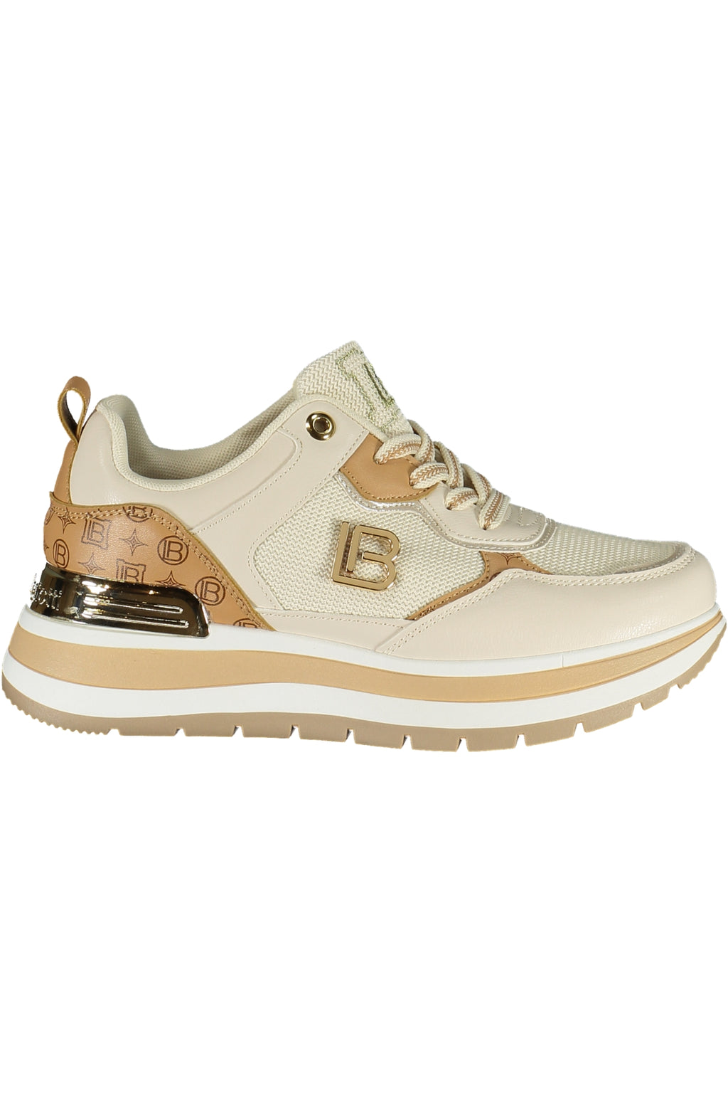 LAURA BIAGIOTTI WOMEN'S BEIGE SPORTS SHOES-0