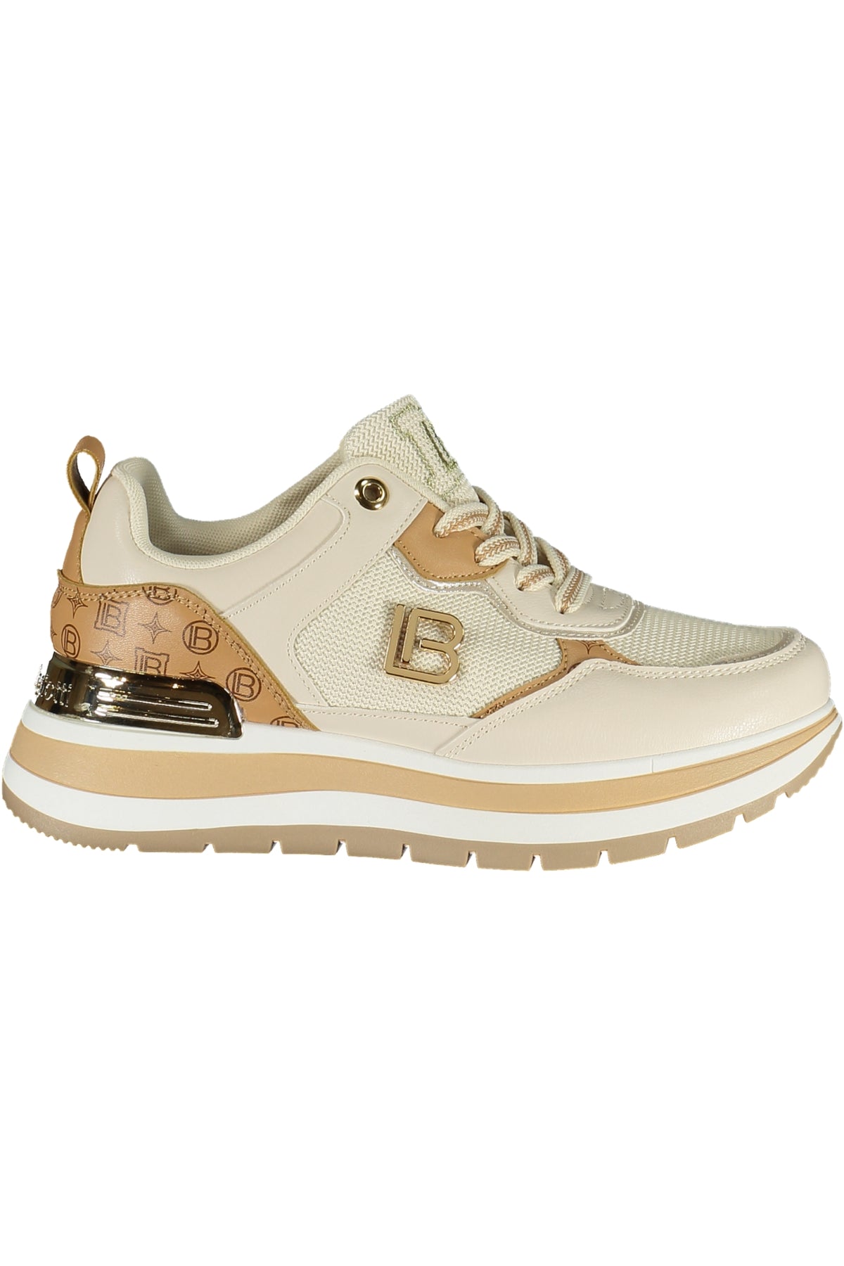LAURA BIAGIOTTI WOMEN'S BEIGE SPORTS SHOES-0