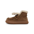 Women's Suede Shearling Winter Boots-0